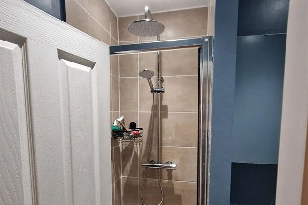 New shower fitted